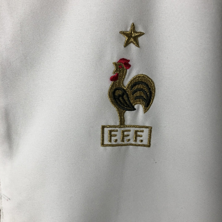 2000'S Adidas France National Team Windbreaker, Men's Size M (approx.) polyester white type Vintage Second Hand