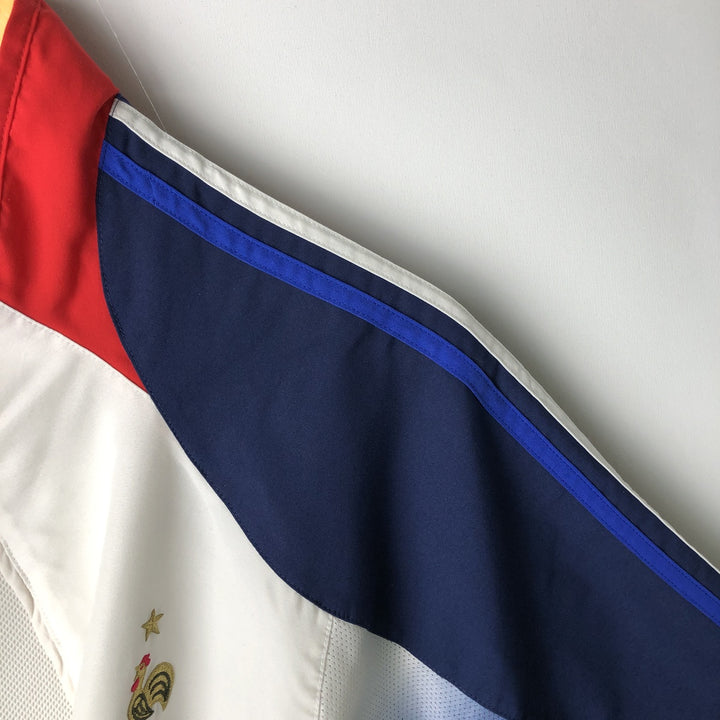 2000'S Adidas France National Team Windbreaker, Men's Size M (approx.) polyester white type Vintage Second Hand