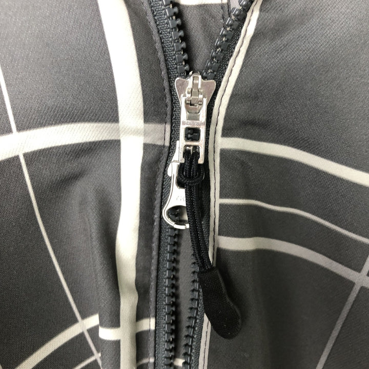 Nike Golf Check Pattern Windbreaker, Men's Size L (approx.) polyester gray type Vintage Second Hand