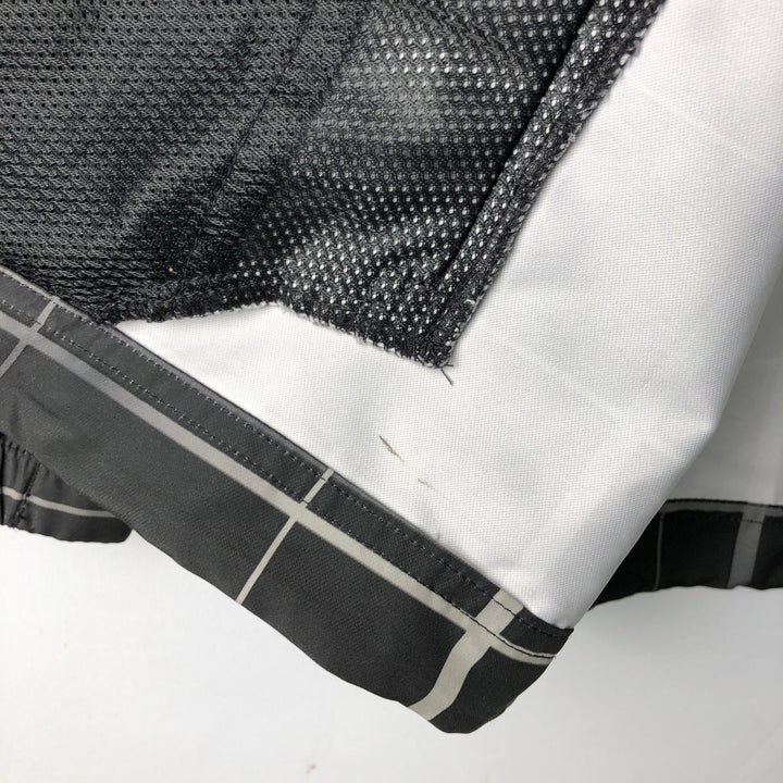 Nike Golf Check Pattern Windbreaker, Men's Size L (approx.) polyester gray type Vintage Second Hand
