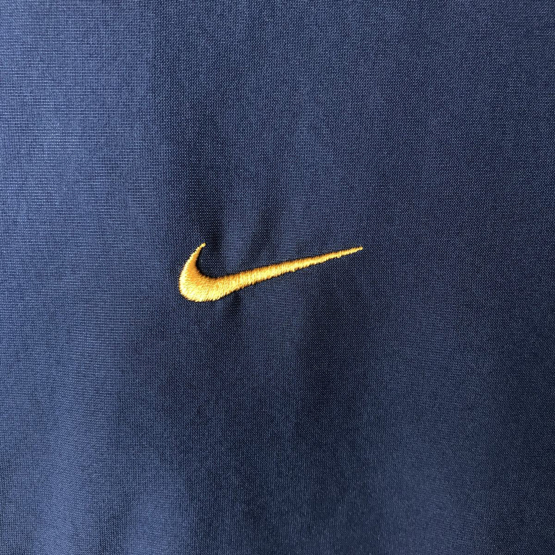 00'S Nike Windbreaker Men's XL polyester navy blue type Vintage Second Hand