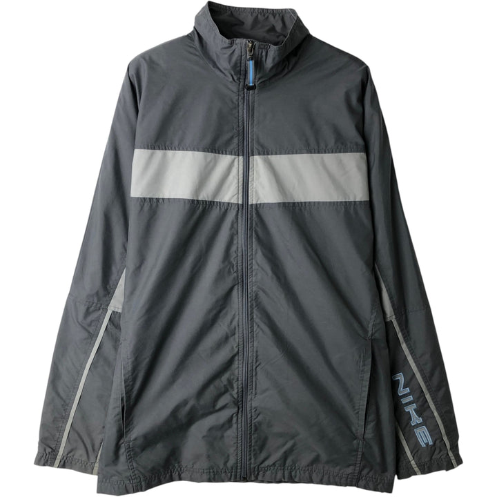 00'S Nike Nylon Jacket Men's M size Nylon gray type Vintage Second Hand