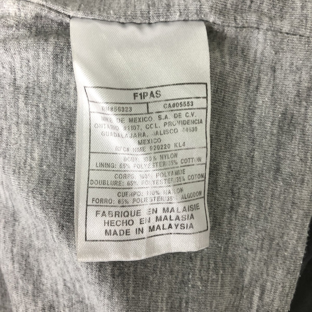 00'S Nike Nylon Jacket Men's M size Nylon gray type Vintage Second Hand