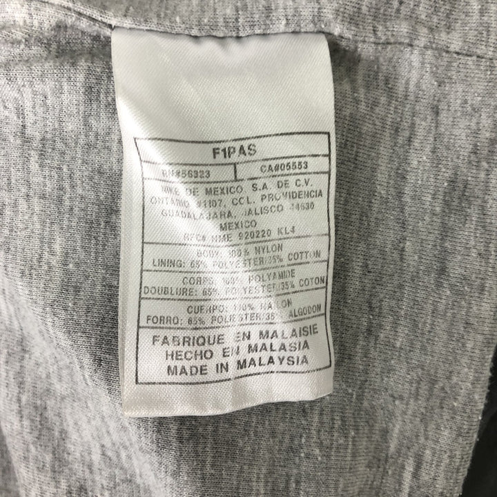 00'S Nike Nylon Jacket Men's M size Nylon gray type Vintage Second Hand