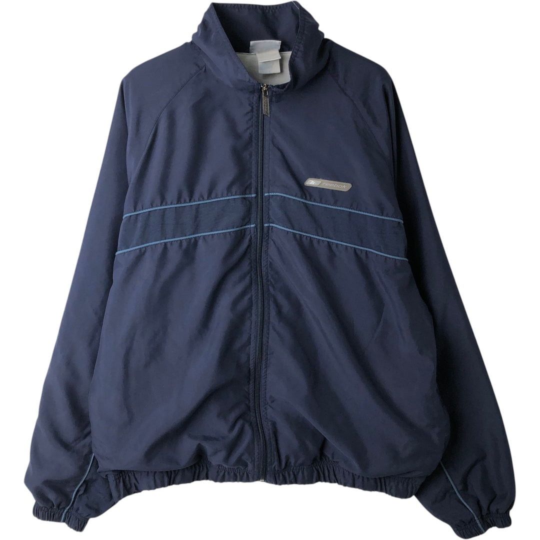 00'S Nike Windbreaker Men's M size polyester navy blue type Vintage Second Hand
