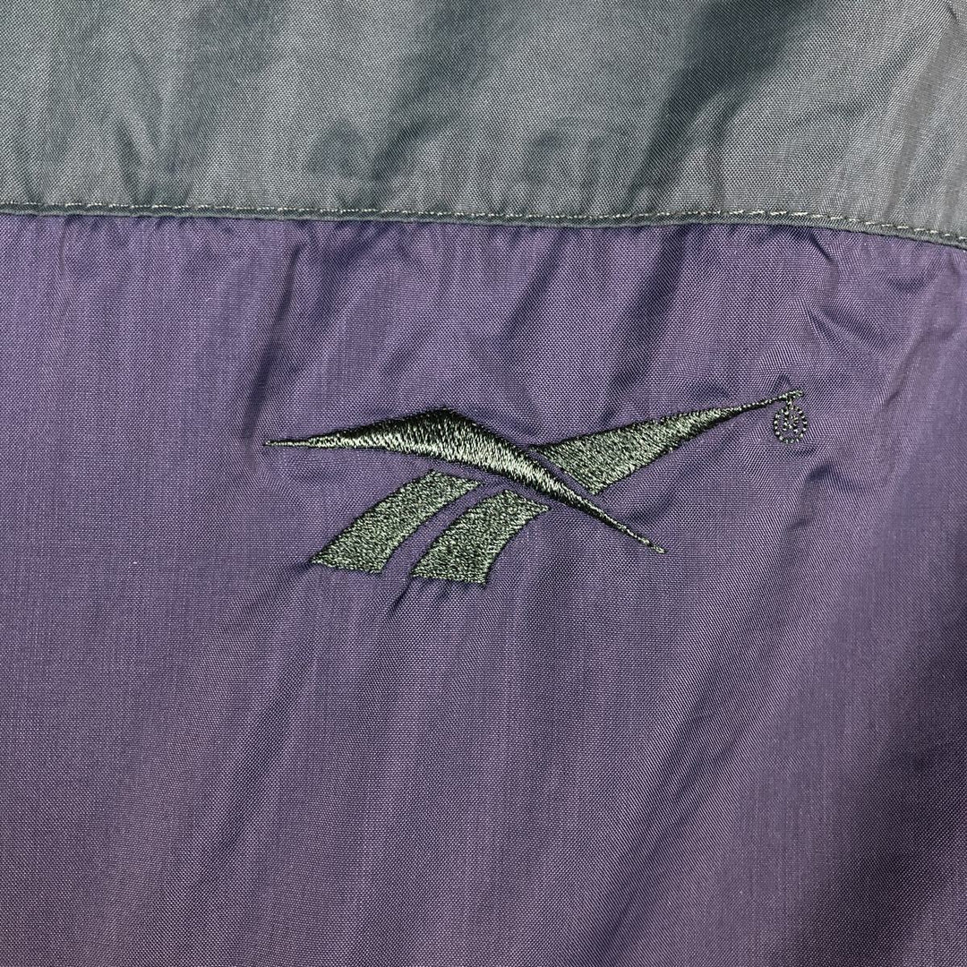 90'S Reebok Windbreaker, Men's Size L, Vintage polyester Green type dark green Vintage Second Hand