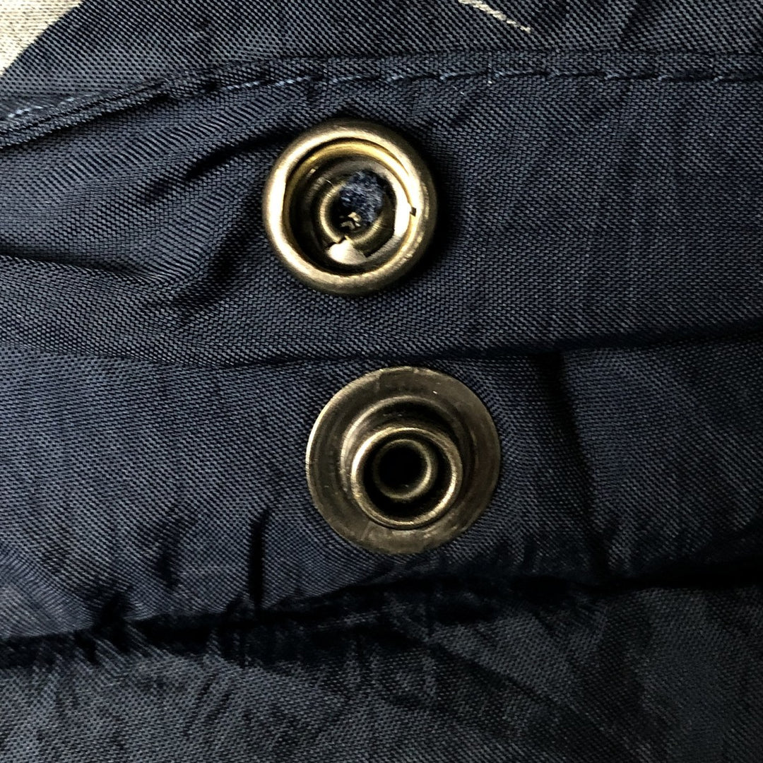 90'S Reebok nylon jacket, men's size L, vintage Nylon navy blue type Vintage Second Hand