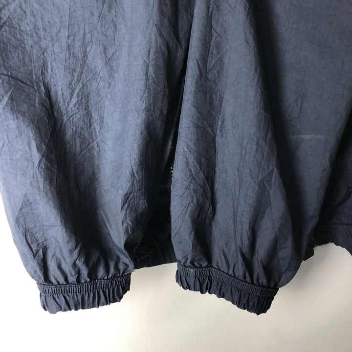 90'S Reebok nylon jacket, men's size L, vintage Nylon navy blue type Vintage Second Hand
