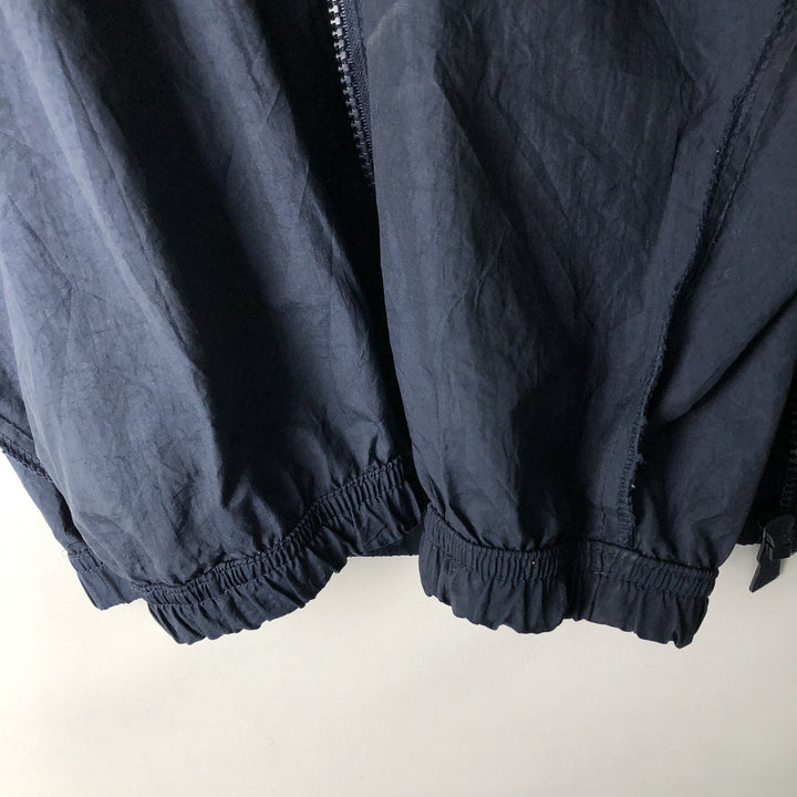 90'S Reebok nylon jacket, men's size L, vintage Nylon navy blue type Vintage Second Hand