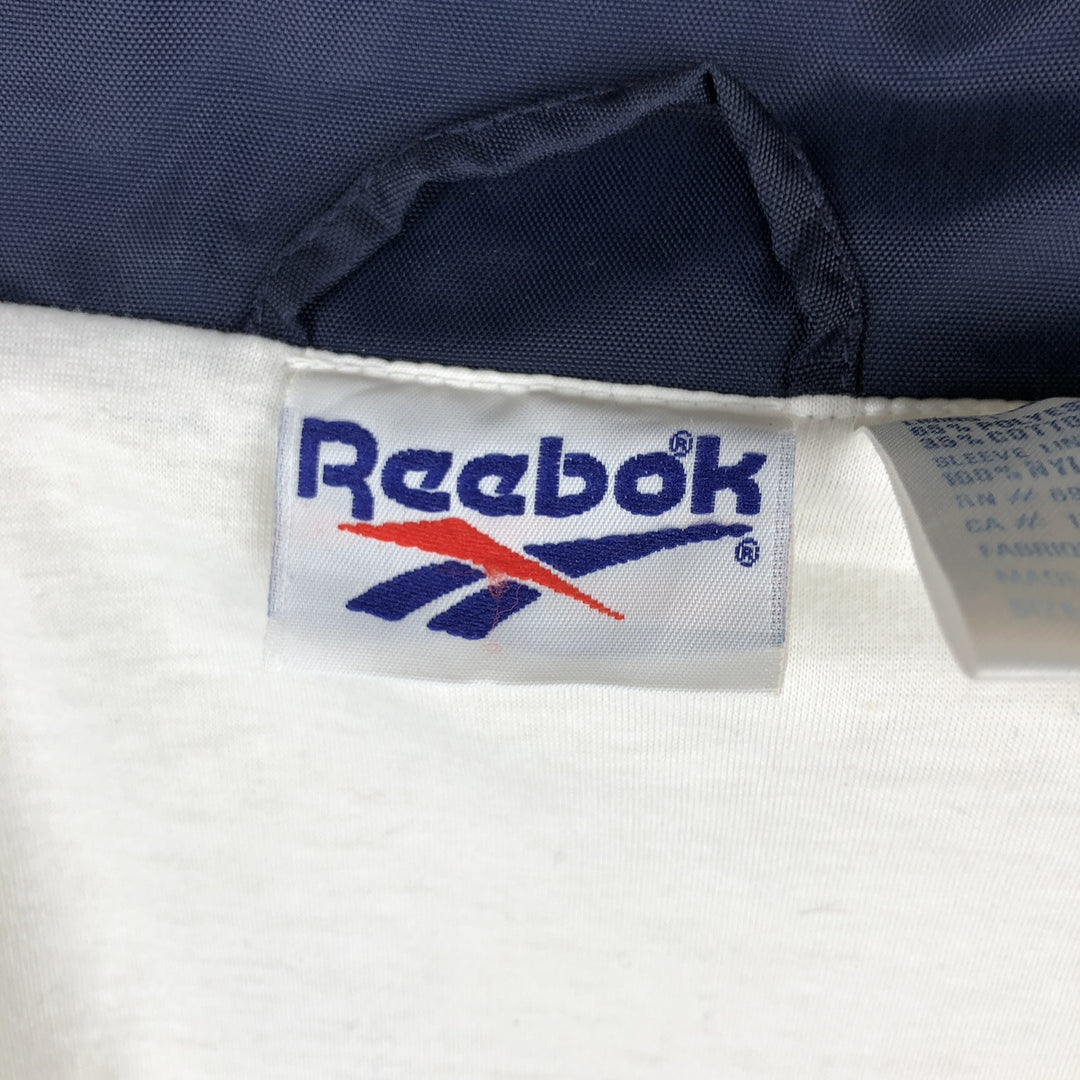 90'S Reebok nylon jacket, men's XL size, vintage Nylon white type Vintage Second Hand
