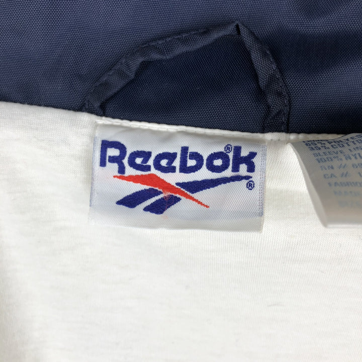 90'S Reebok nylon jacket, men's XL size, vintage Nylon white type Vintage Second Hand