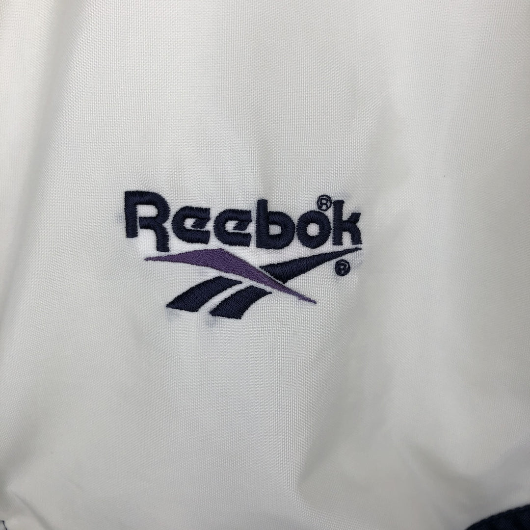 90'S Reebok nylon jacket, men's XL size, vintage Nylon white type Vintage Second Hand