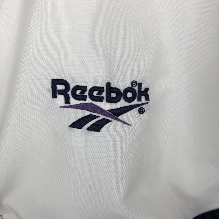 90'S Reebok nylon jacket, men's XL size, vintage Nylon white type Vintage Second Hand