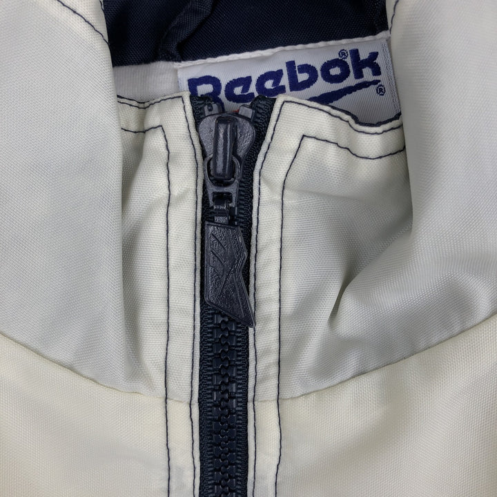 90'S Reebok nylon jacket, men's XL size, vintage Nylon white type Vintage Second Hand