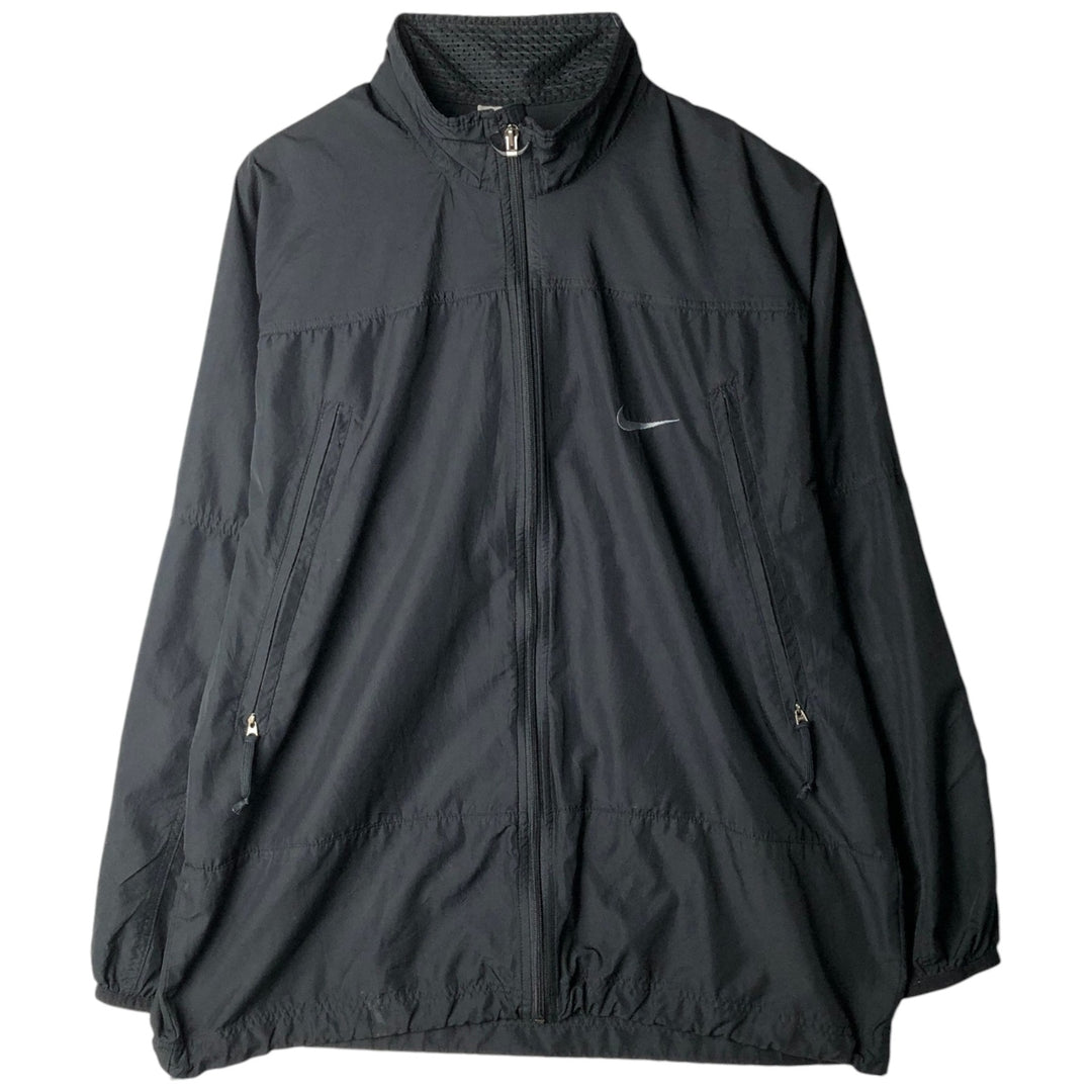 90'S Nike Windbreaker Men's Size L Vintage polyester black type Vintage Second Hand