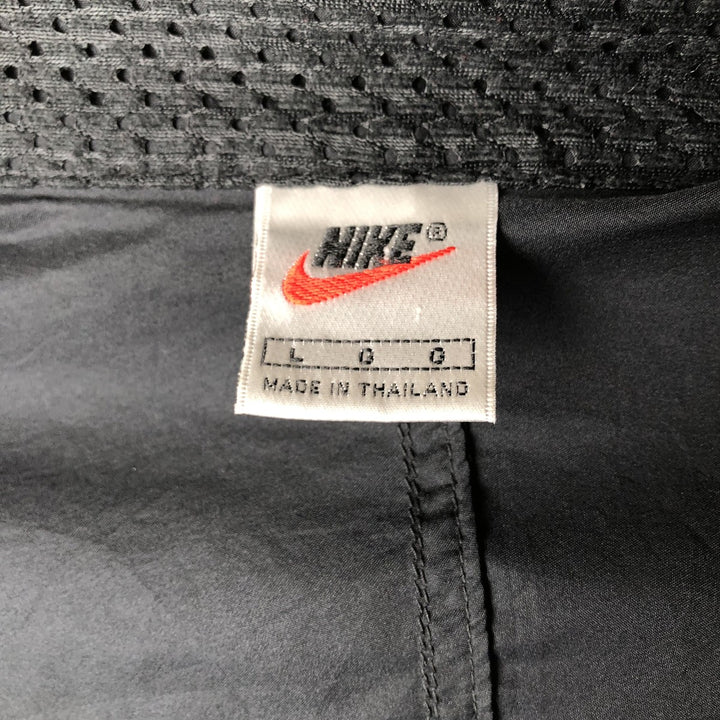 90'S Nike Windbreaker Men's Size L Vintage polyester black type Vintage Second Hand