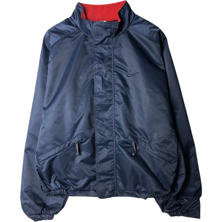 90'S Nike NIKE Nylon Jacket Men's Size L Vintage Nylon navy blue type Vintage Second Hand