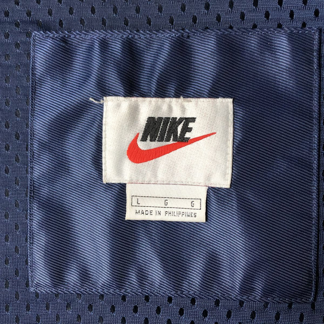 90'S Nike NIKE Nylon Jacket Men's Size L Vintage Nylon navy blue type Vintage Second Hand