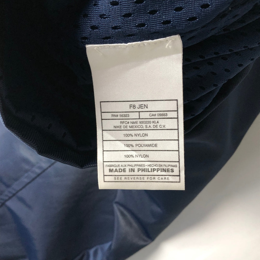 90'S Nike NIKE Nylon Jacket Men's Size L Vintage Nylon navy blue type Vintage Second Hand