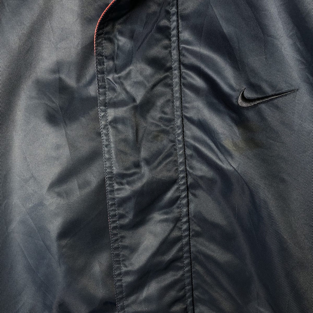 90'S Nike NIKE Nylon Jacket Men's Size L Vintage Nylon navy blue type Vintage Second Hand