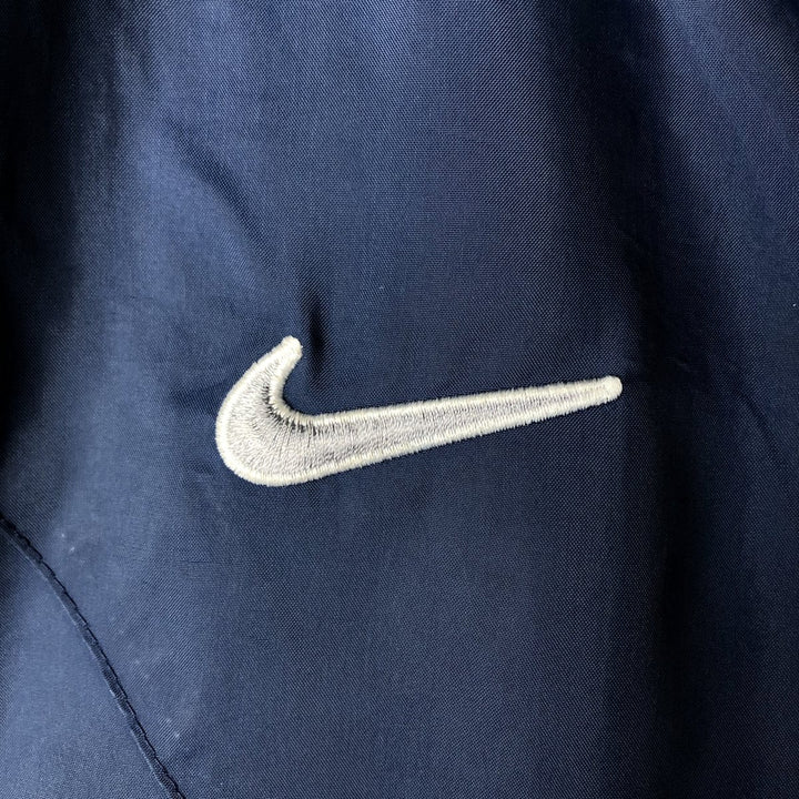 90'S Nike NIKE Back Logo Nylon Jacket Men's Size L Vintage Nylon navy blue type Vintage Second Hand
