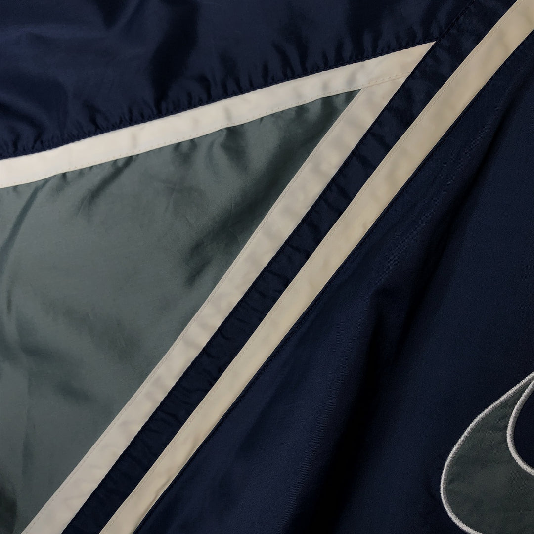 90'S Nike NIKE Back Logo Nylon Jacket Men's Size L Vintage Nylon navy blue type Vintage Second Hand