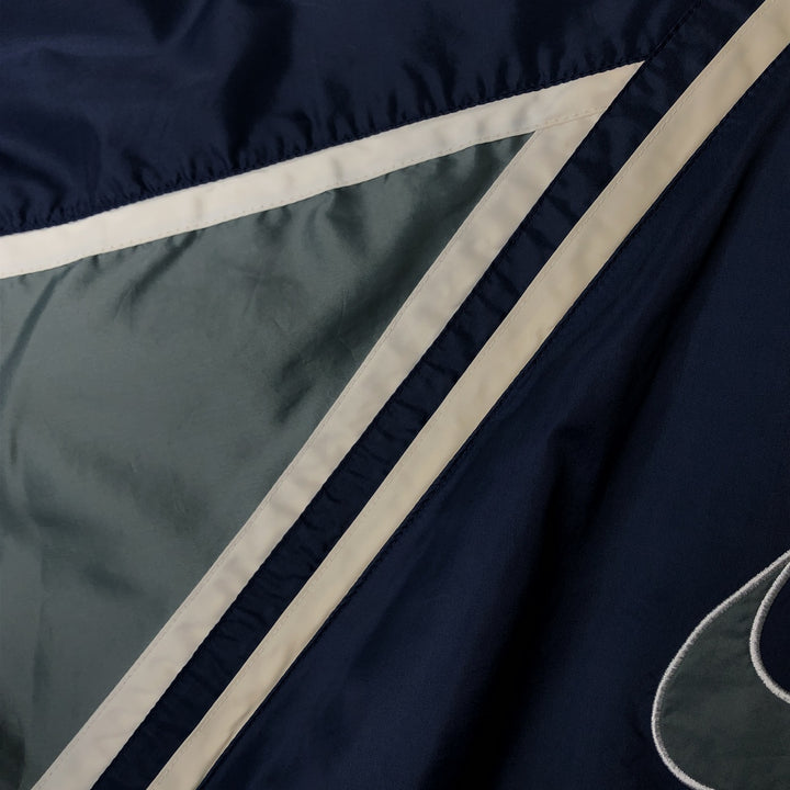 90'S Nike NIKE Back Logo Nylon Jacket Men's Size L Vintage Nylon navy blue type Vintage Second Hand