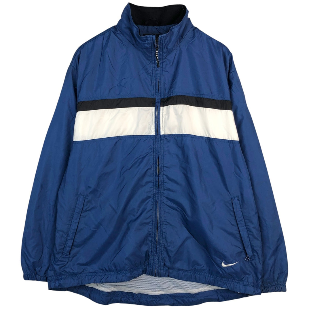 Nike Nylon Jacket, Men's Size L Nylon blue type Vintage Second Hand