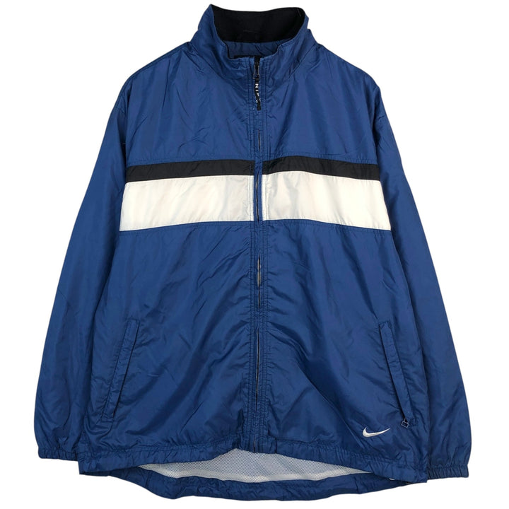 Nike Nylon Jacket, Men's Size L Nylon blue type Vintage Second Hand