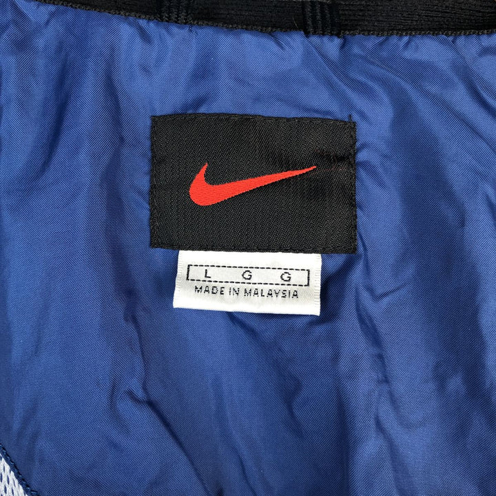 Nike Nylon Jacket, Men's Size L Nylon blue type Vintage Second Hand