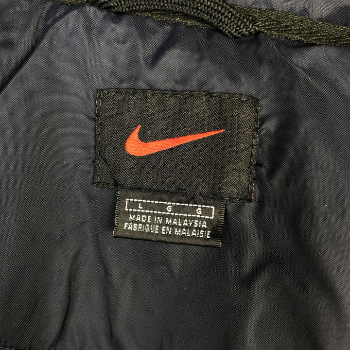 90s-00'S Nike Nylon Jacket, Men's Size L Nylon black type Vintage Second Hand