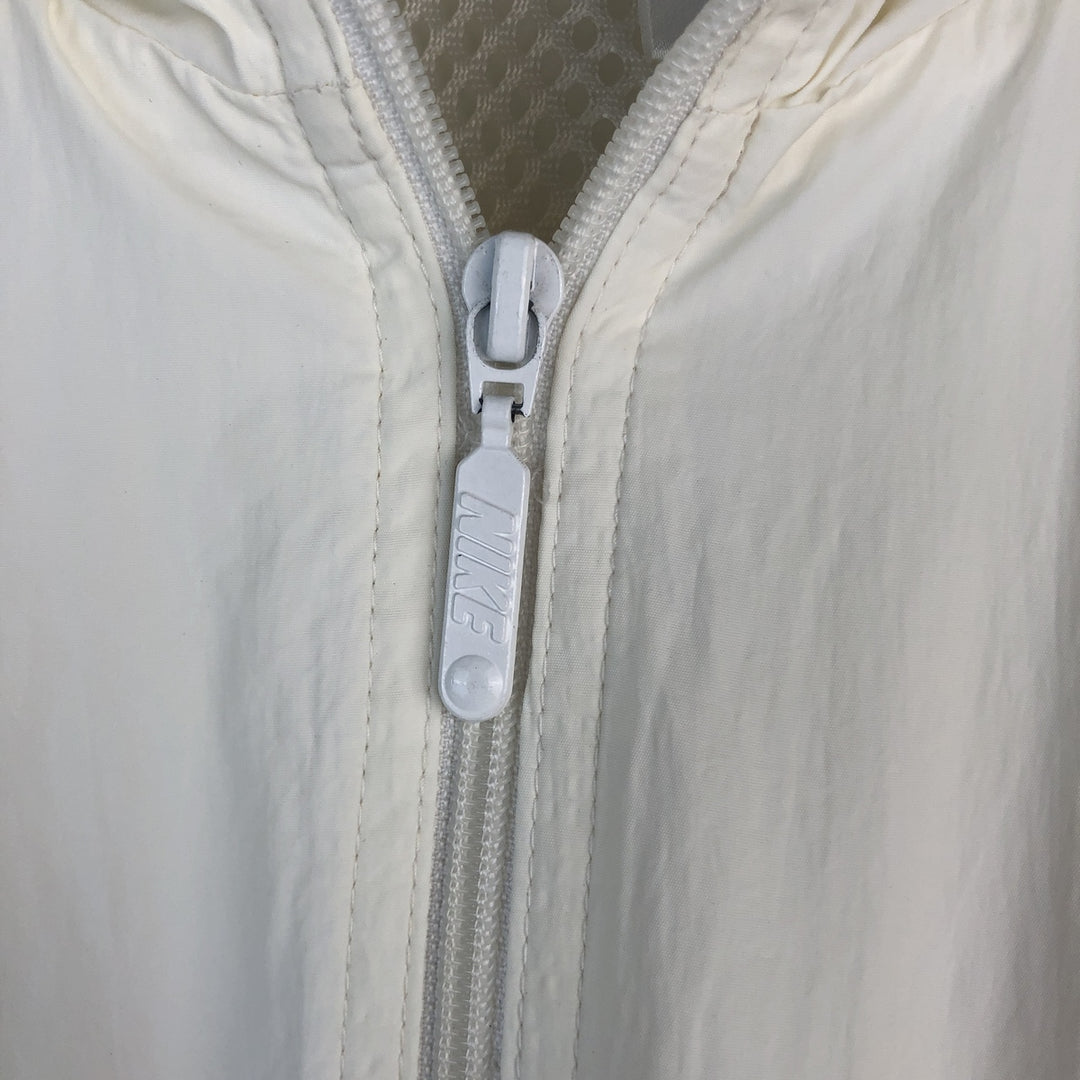 90'S Nike Nylon Jacket Men's XL Nylon white type Vintage Second Hand