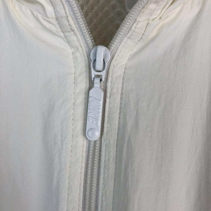 90'S Nike Nylon Jacket Men's XL Nylon white type Vintage Second Hand