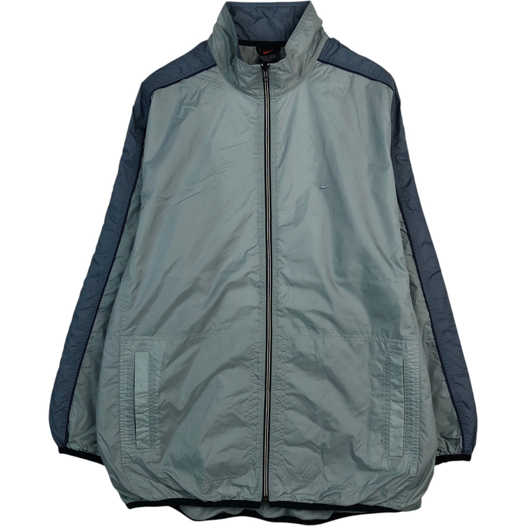 90'S Nike Nylon Jacket Men's XL Nylon gray type Vintage Second Hand