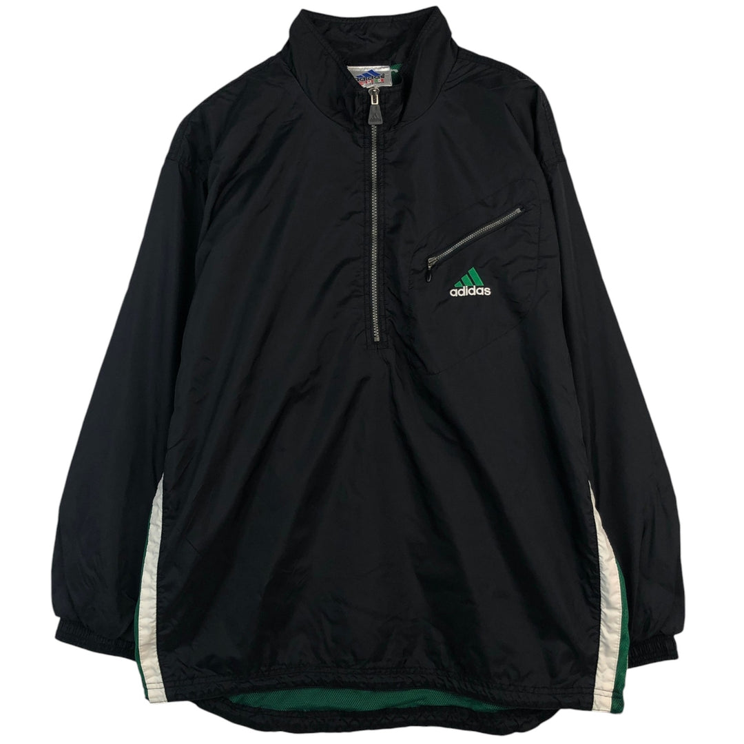 90s~00'S adidas windbreaker men's size L unclear black type Vintage Second Hand