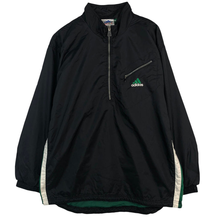 90s~00'S adidas windbreaker men's size L unclear black type Vintage Second Hand