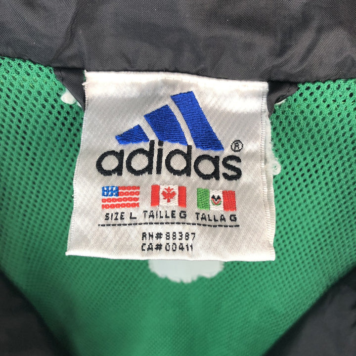 90s~00'S adidas windbreaker men's size L unclear black type Vintage Second Hand