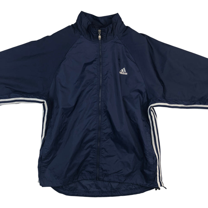 90s~00'S Adidas nylon jacket, men's size M Nylon navy blue type Vintage Second Hand