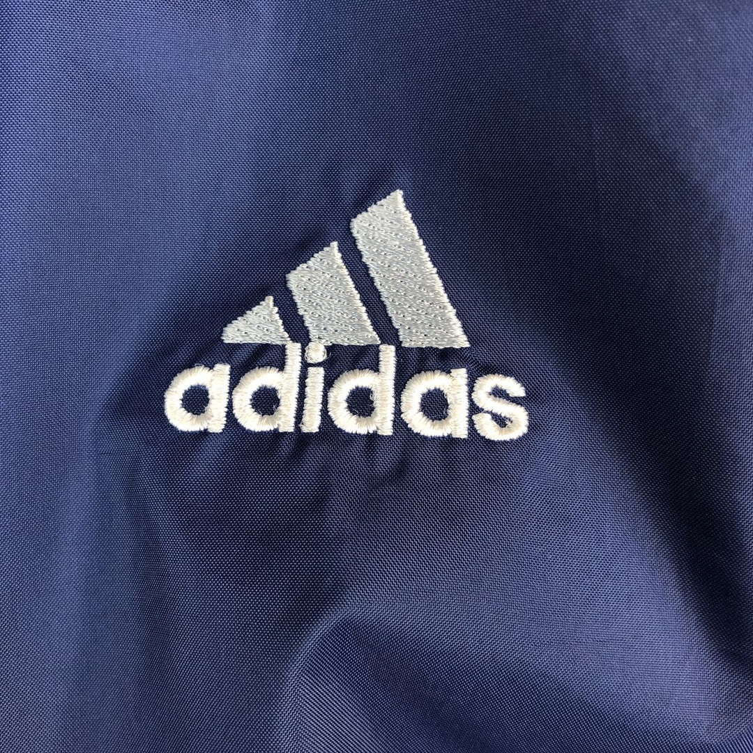90s~00'S Adidas nylon jacket, men's size M Nylon navy blue type Vintage Second Hand