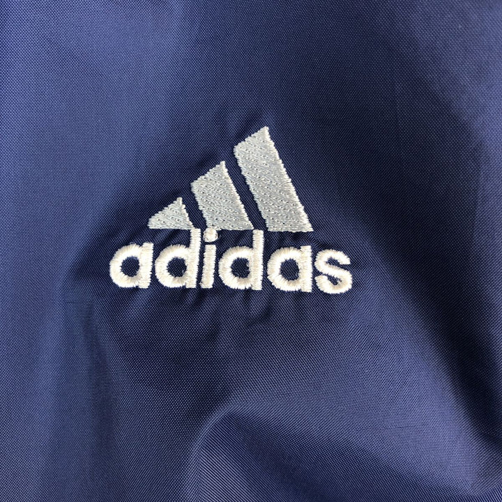 90s~00'S Adidas nylon jacket, men's size M Nylon navy blue type Vintage Second Hand