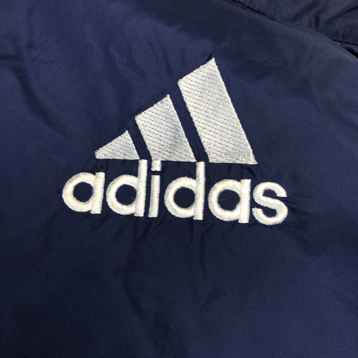 90s~00'S Adidas nylon jacket, men's size M Nylon navy blue type Vintage Second Hand