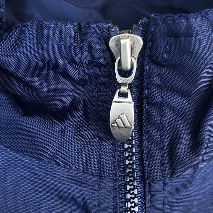 90s~00'S Adidas nylon jacket, men's size M Nylon navy blue type Vintage Second Hand