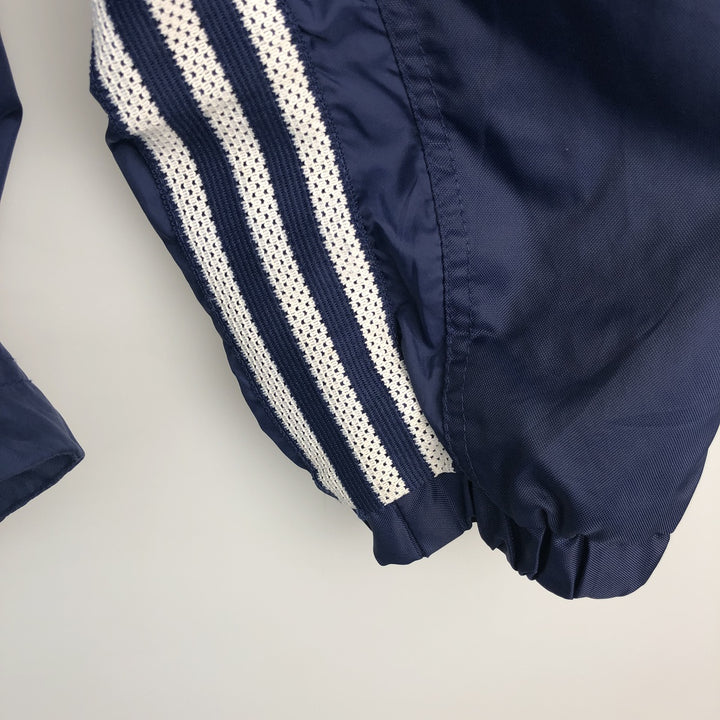 90s~00'S Adidas nylon jacket, men's size M Nylon navy blue type Vintage Second Hand