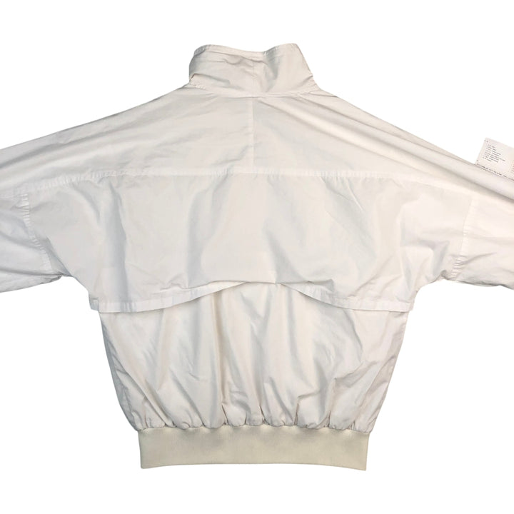 Adidas windbreaker, men's size M polyester white type Vintage Second Hand