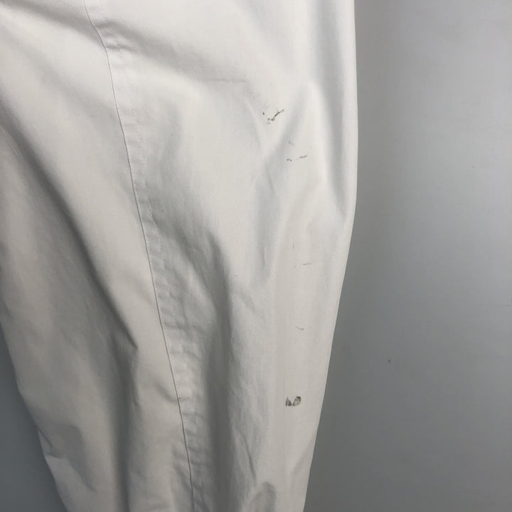 Adidas windbreaker, men's size M polyester white type Vintage Second Hand