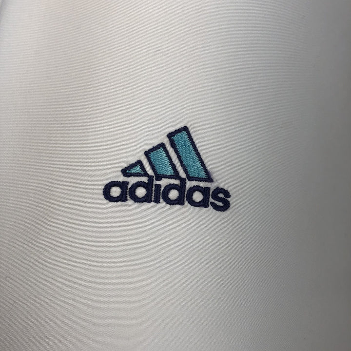 90s-00'S Adidas windbreaker, men's size M polyester white type Vintage Second Hand