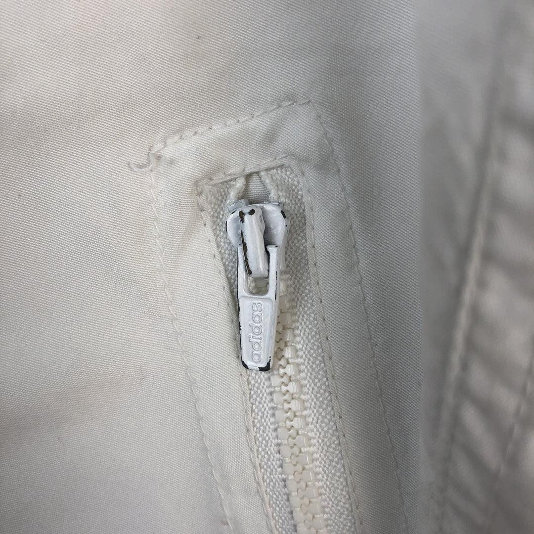90s-00'S Adidas windbreaker, men's size M polyester white type Vintage Second Hand
