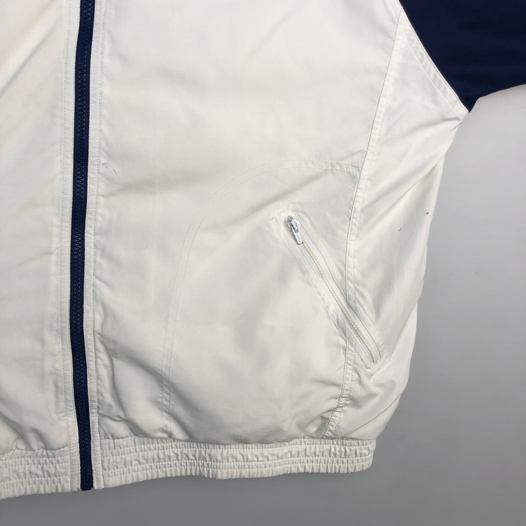 90s-00'S Adidas windbreaker, men's size M polyester white type Vintage Second Hand