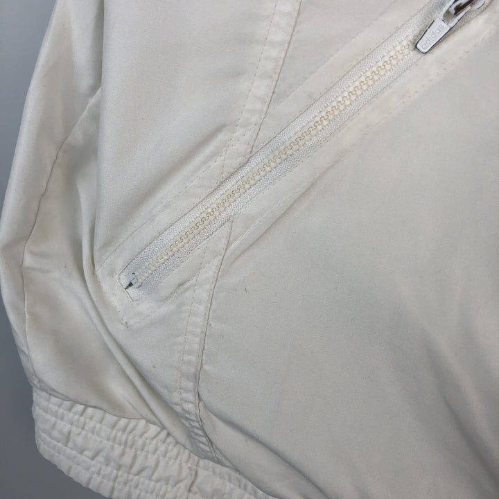 90s-00'S Adidas windbreaker, men's size M polyester white type Vintage Second Hand