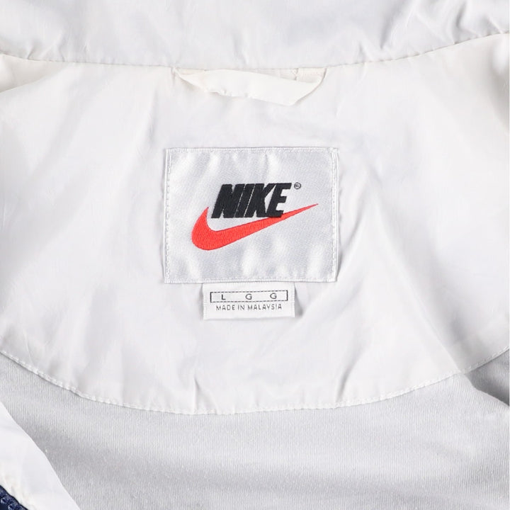 90'S Nike NIKE Nylon Jacket Men's Size L Vintage Nylon navy blue type Vintage Second Hand